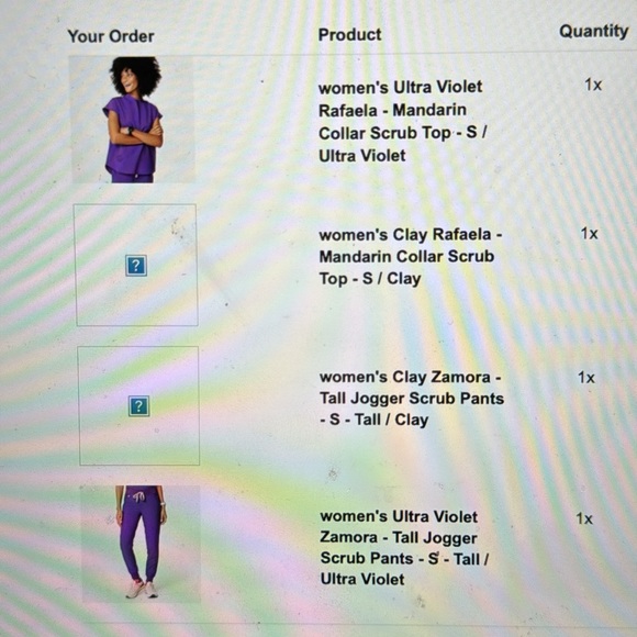 WOMENS VIOLET FIGS SCRUBS💜🟣 - Picture 3 of 3